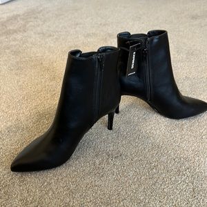 Brand new Express black ankle booties